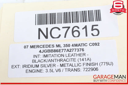 06-13 Mercedes W164 ML350 4MATIC GL450 R350 Gas Throttle Accelerator Pedal OEM