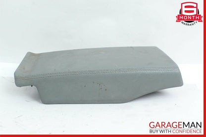 03-06 Mercedes R230 SL500 Center Console Rear Lid Cover Panel Leather Gray OEM