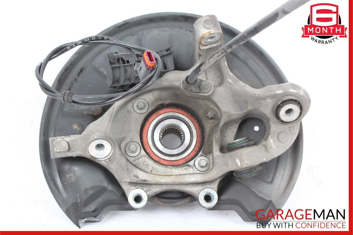 08-14 Mercedes W204 C300 C350 Rear Left Side Wheel Spindle Knuckle Hub Bearing