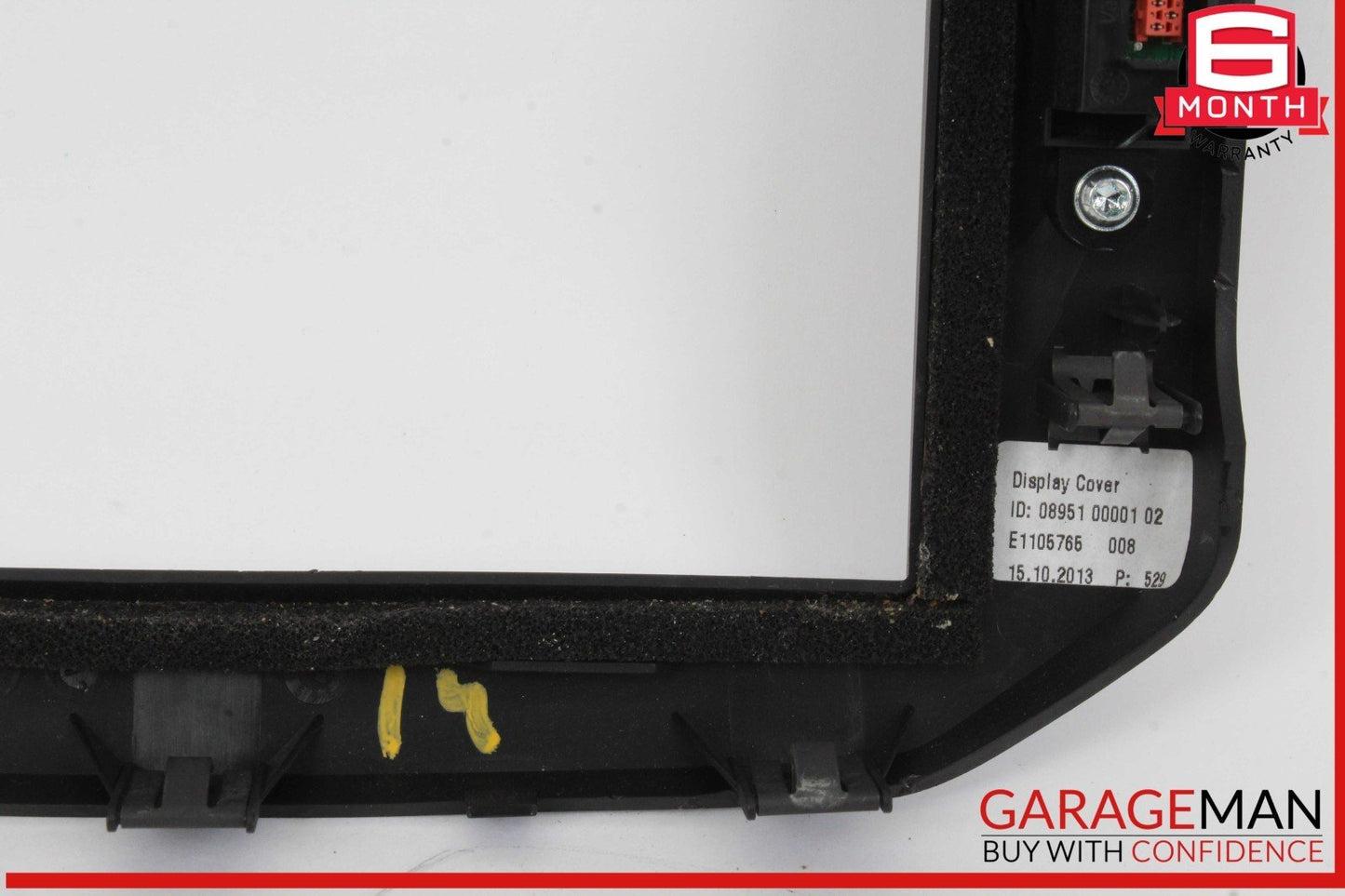 14-17 Maserati Ghibli S Dashboard Dash Display Screen Trim Bezel Cover Black OEM