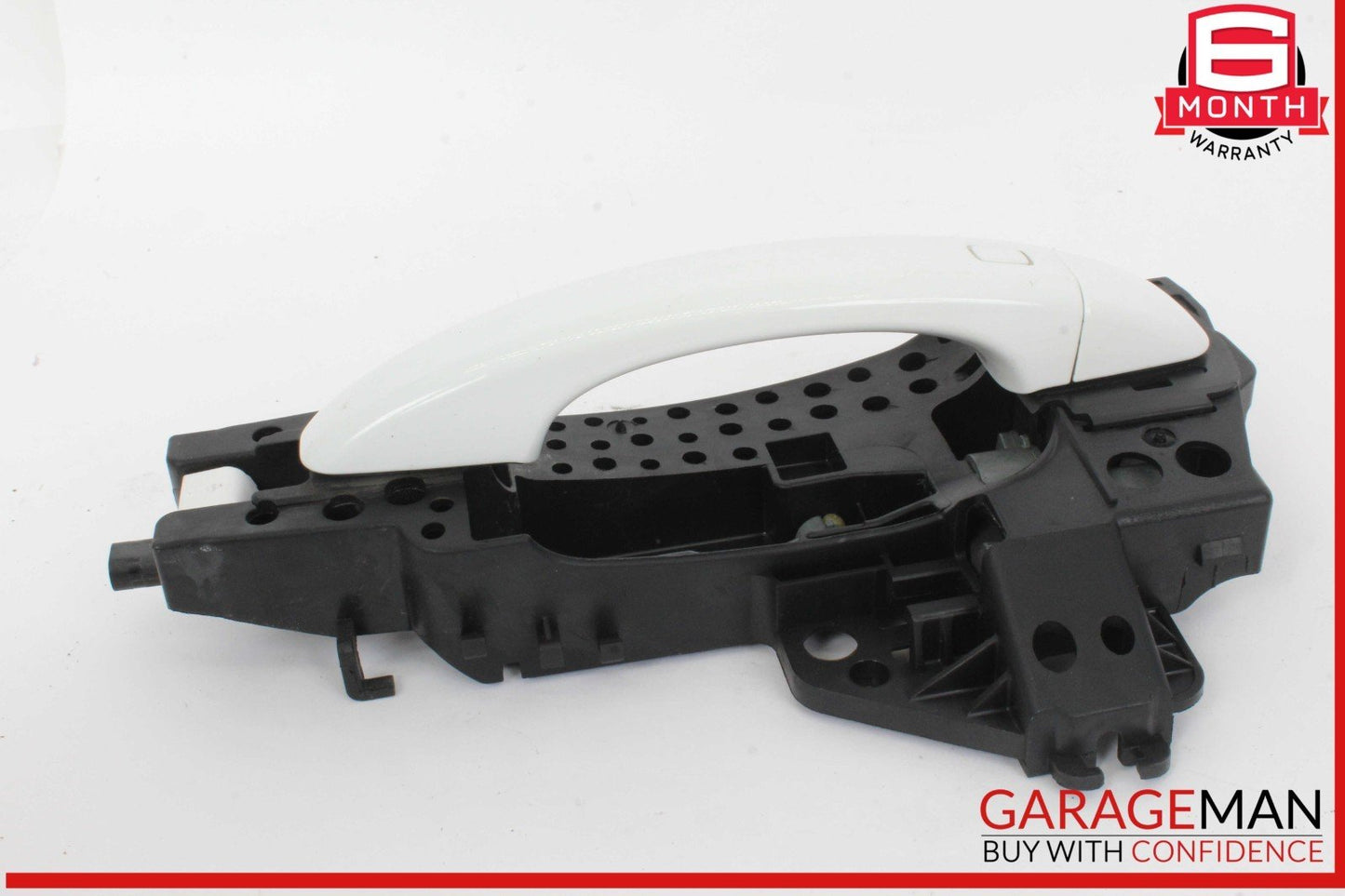 08-18 Audi S4 Q5 A4 A5 Rear Left Driver Side Exterior Door Handle White OEM