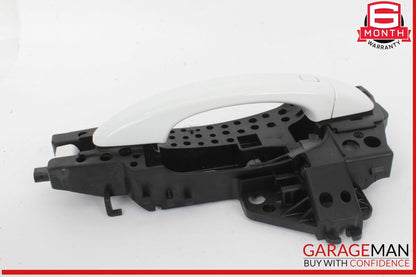 08-18 Audi S4 Q5 A4 A5 Rear Left Driver Side Exterior Door Handle White OEM