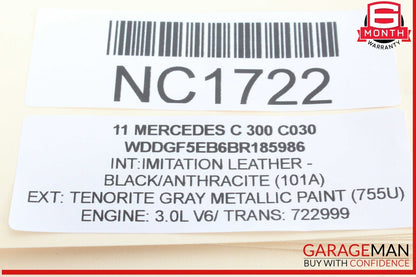 08-14 Mercedes W204 C300 Front Left Driver Side Door Control Module Unit OEM