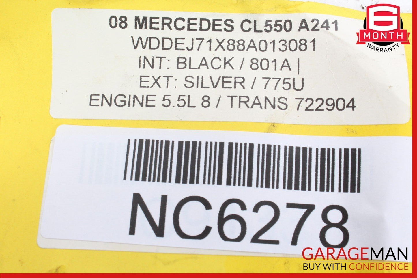 07-14 Mercedes W216 CL550 SLK350 Sirius Satellite Radio Module Receiver OEM