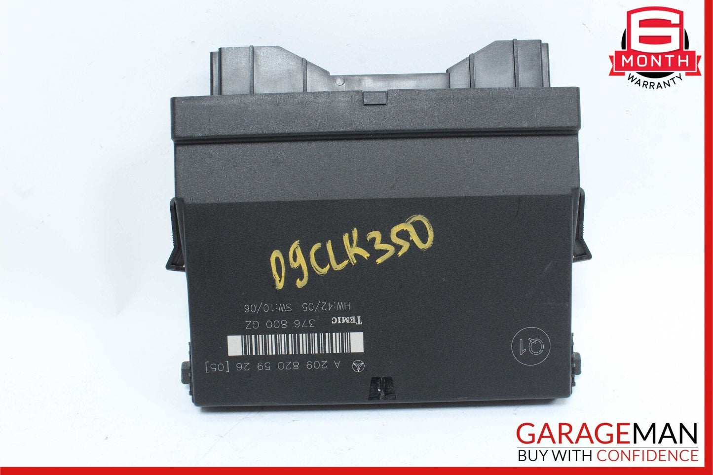 03-09 Mercedes W209 CLK350 CLK550 CLK55 AMG Rear BCM Body Comfort Module Unit