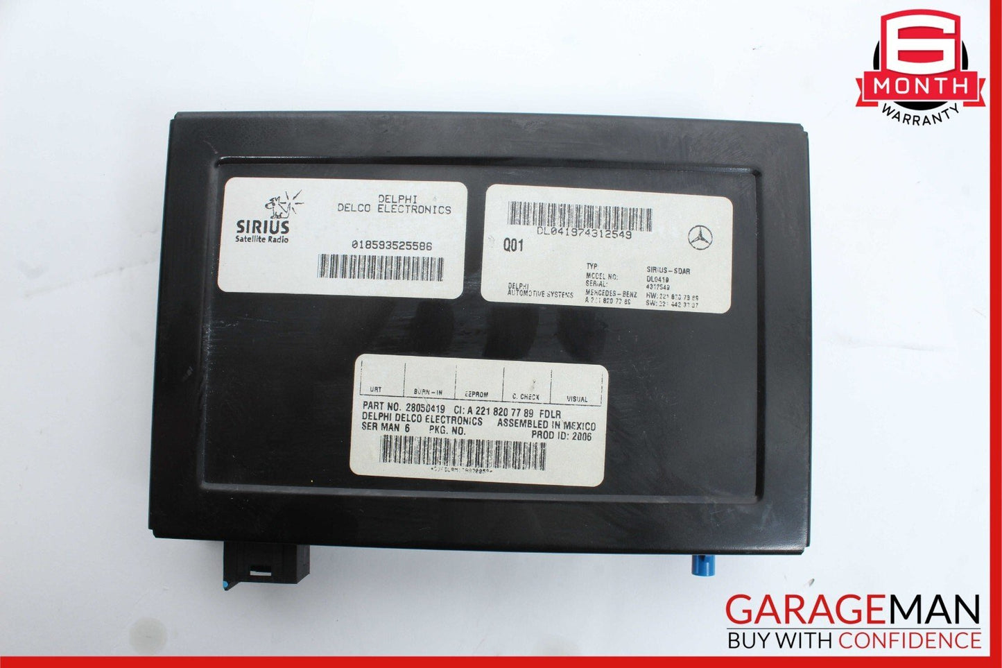 Mercedes W221 S550 SLK350 C350 Sirius Satellite Radio Module Receiver OEM