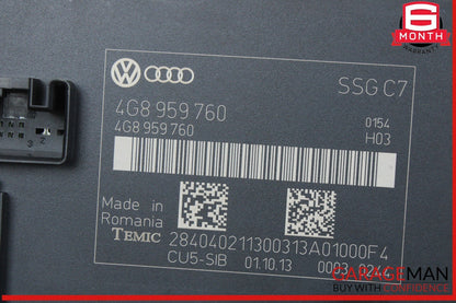 12-18 Audi A6 A7 Front Left Driver Side Seat Control Module Unit 4G8959760 OEM