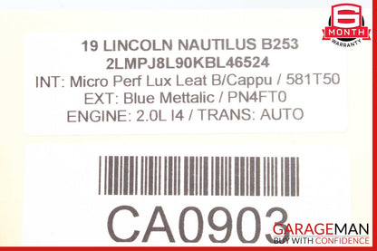 19-21 Lincoln Nautilus Front Left Side Dash AC A/C Air Vent Grill OEM