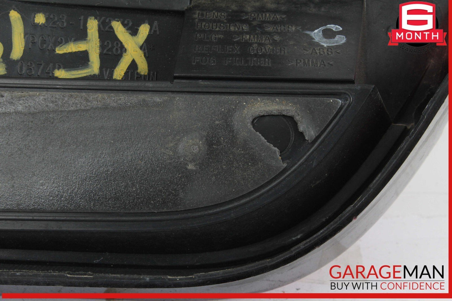 12-15 Jaguar XF XFR X250 Rear Right Passenger Side Inner Tail Light Lamp OEM