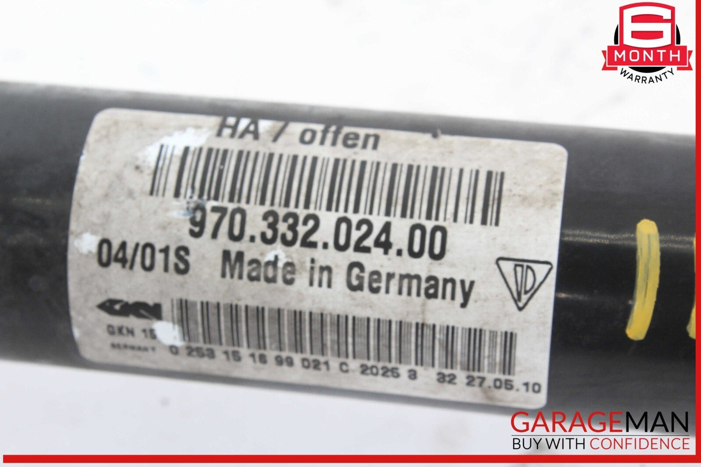 10-16 Porsche Panamera 970 Rear Right / Rear Left Side CV Axle Shaft OEM