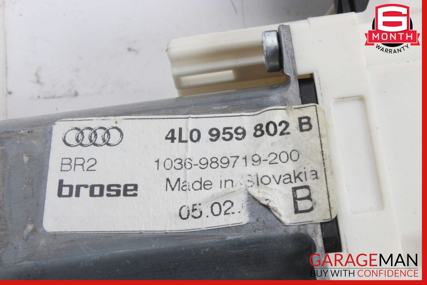 07- 15 Audi Q7 Right Side Power Window Motor Regulator 4L0959802B OEM