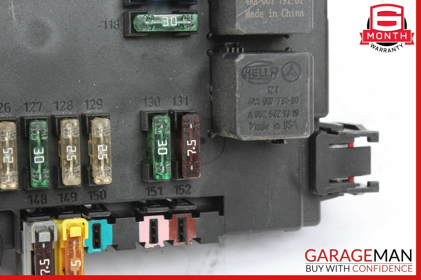 07-09 Mercedes W221 S550 CL550 S63 Rear Trunk SAM Fuse Box Module 2215403550 OEM