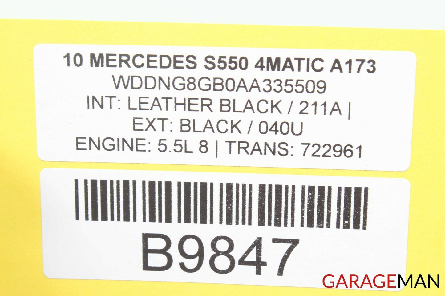 07-13 Mercedes W221 S550 S63 AMG Rear Right Or Left Door Control Module