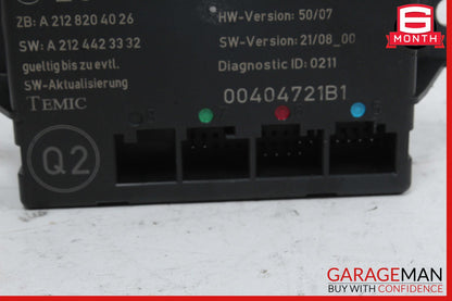 08-18 Mercedes W212 E350 GLK350 CLS550 Rear Right Side Door Control Module OEM