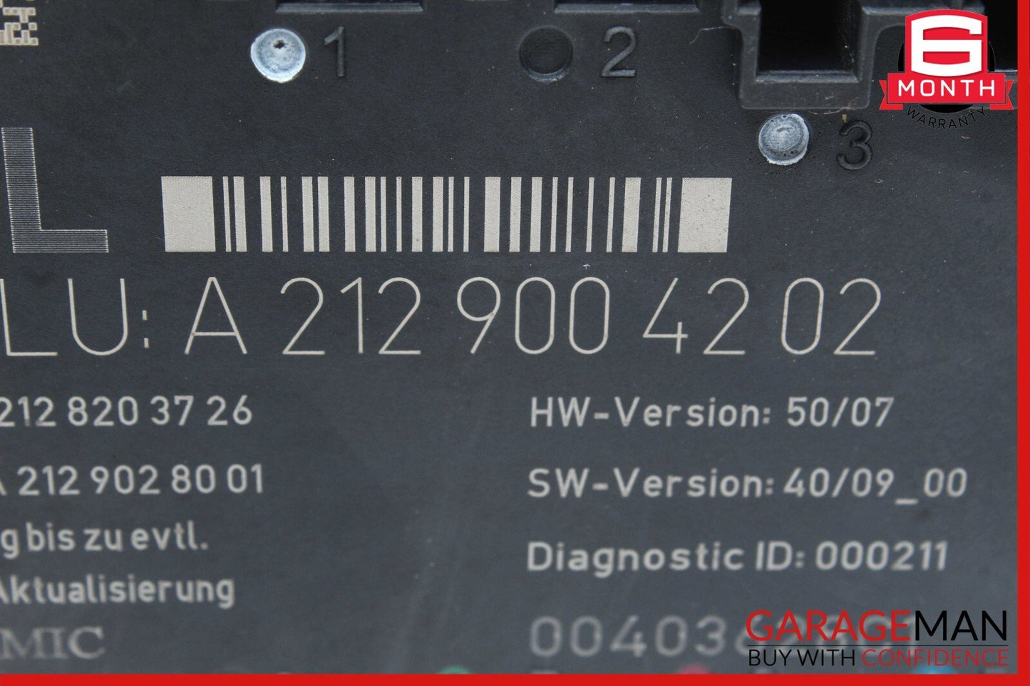 08-18 Mercedes W212 E350 C300 CLS400 Front Left Driver Door Control Module Unit