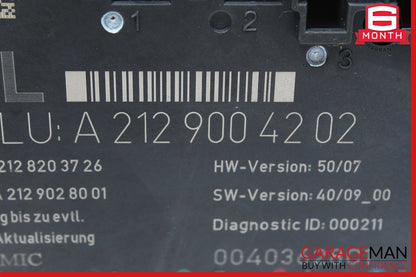 08-18 Mercedes W212 E350 C300 CLS400 Front Left Driver Door Control Module Unit