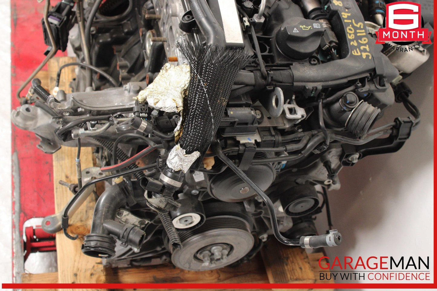 14-16 Mercedes W212 E250 Bluetec 2.1L Complete Engine Motor Block Assy OEM 81k
