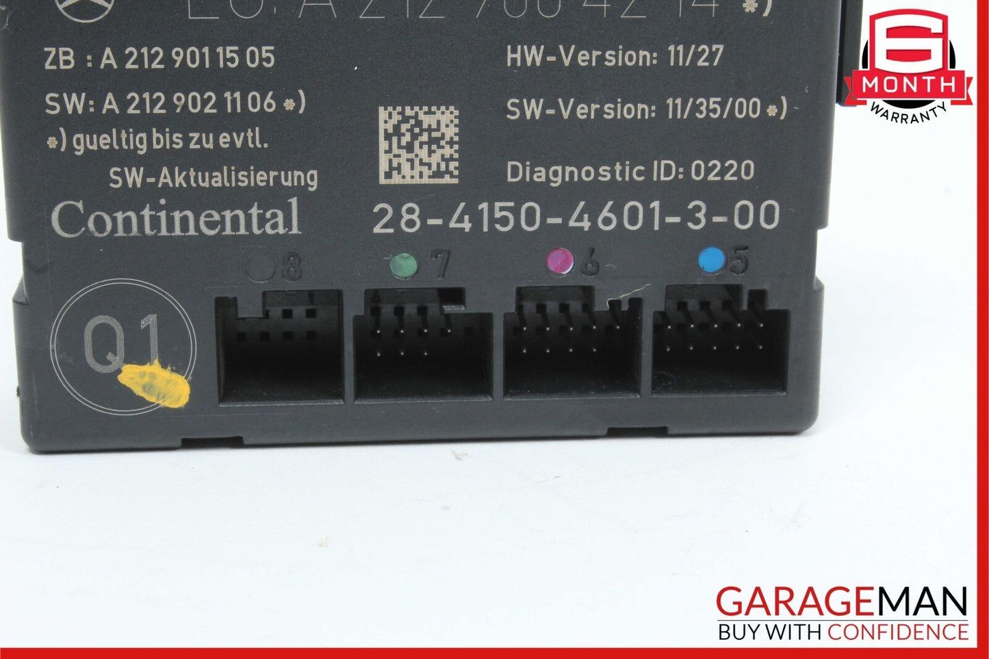 08-18 Mercedes SLK250 CLS400 E400 C350 Front Right Side Door Control Module Unit