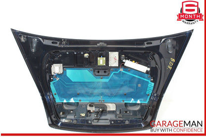 07-12 Bentley Continental GTC Convertible Trunk Lid Panel Assembly Blue OEM