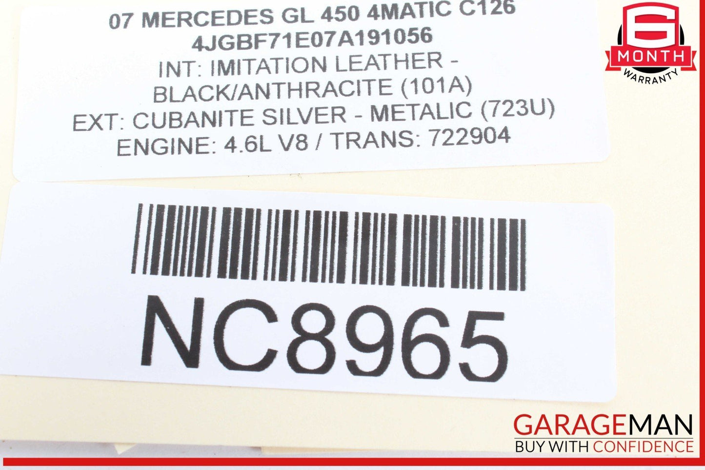 06-12 Mercedes X164 GL450 4MATIC Front Left Side Dash AC Air Vent Grill OEM