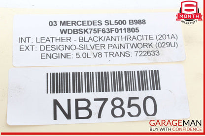Mercedes R230 SL500 S600 Pressure Relief Valve ABC Hydraulic Suspension OEM