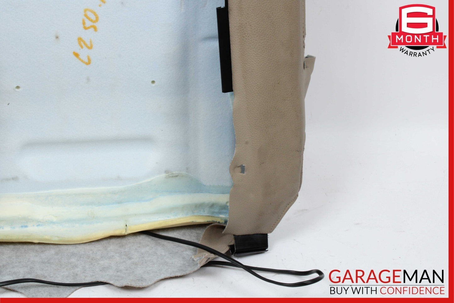 08-14 Mercedes W204 C250 C300 Sedan Front Right Top Upper Seat Cushion Beige OEM