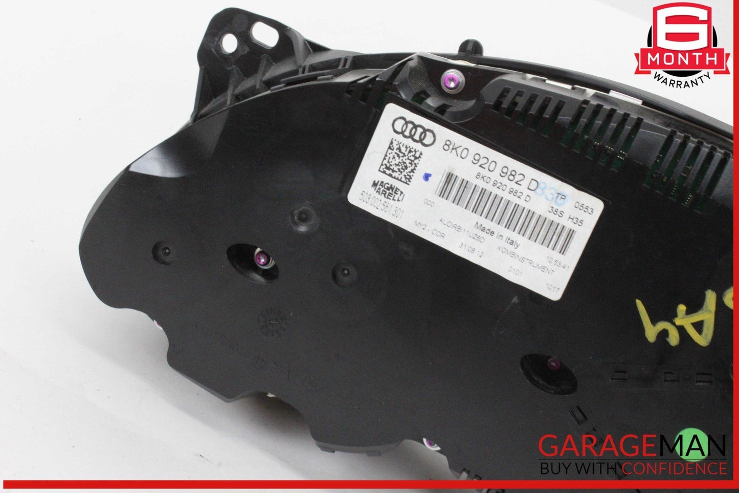 13-16 Audi A4 Speedometer Instrument Cluster Gauge 8K0920982D OEM