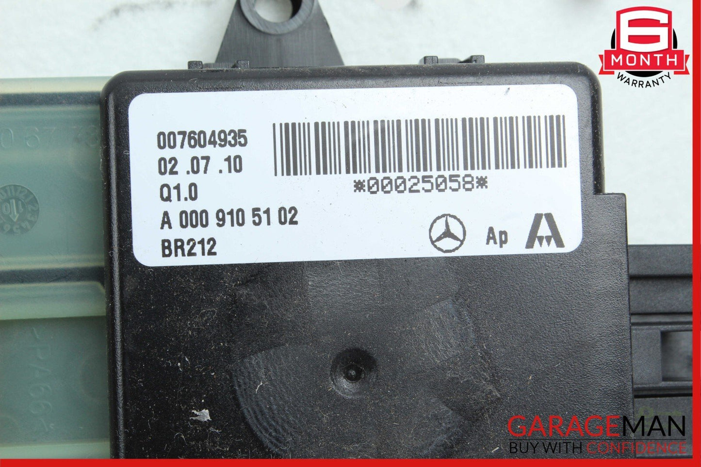 08-18 Mercedes C250 E350 Front Upper Seat Cushion Bladder Bolster Assembly OEM