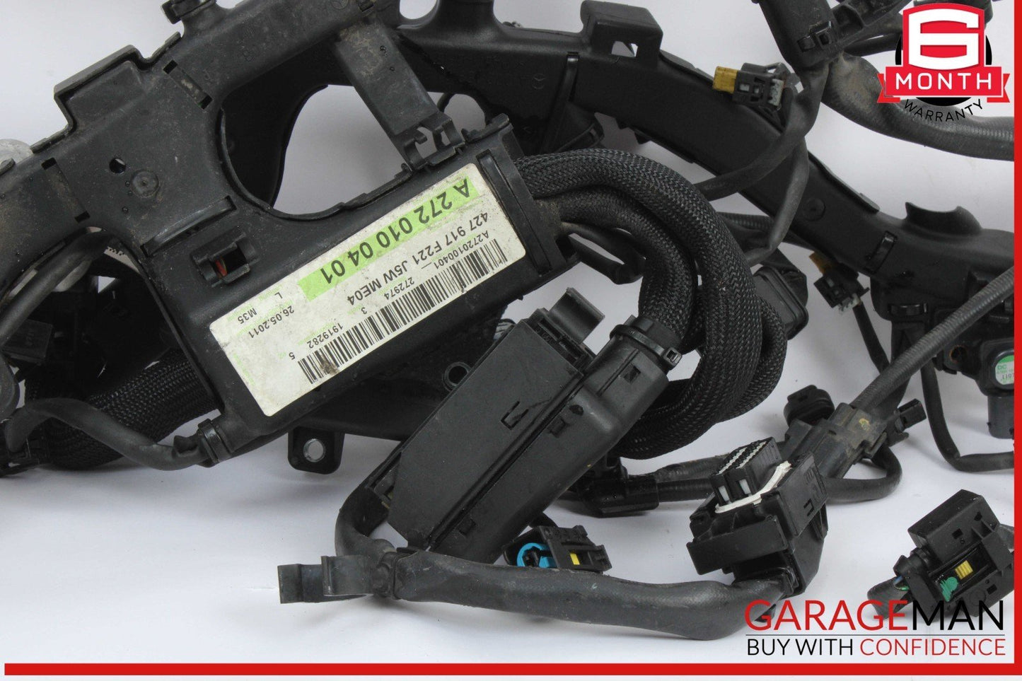 10-13 Mercedes W221 S400 Hybrid Engine Motor Wiring Harness 2721590125 OEM