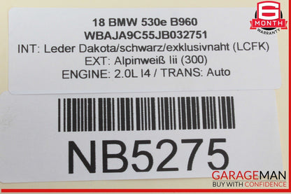 17-20 BMW 530E 530i 540i Engine Starter Motor 8643641 OEM