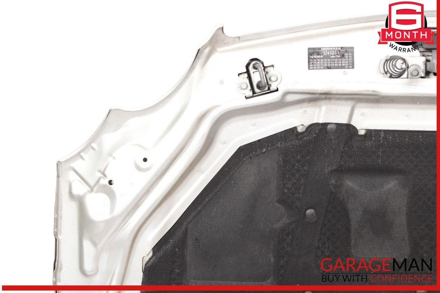 03-08 Mercedes R230 SL500 SL600 Front Hood Bonnet Vent Cover Assembly OEM
