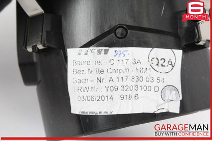 14-19 Mercedes W117 CLA250 Front Center AC A/C Air Vent Nozzle Trim Grill OEM