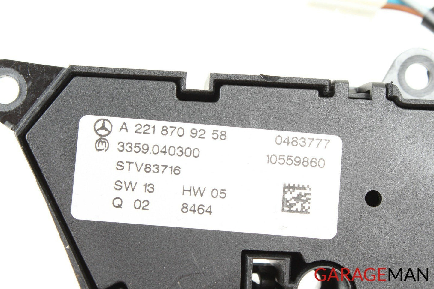 07-13 MERCEDES W221 S550 CL550 FRONT LEFT SEAT CONTROL MEMORY SWITCH Q02 OEM