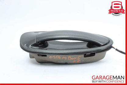 05-12 Porsche Boxster S 987 Cayman Front Right Exterior Door Handle Gray OEM
