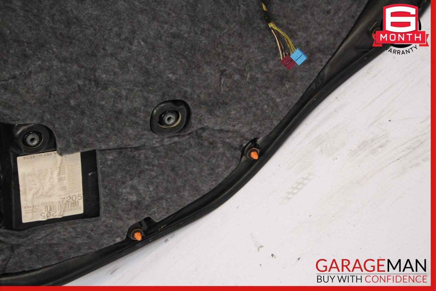 10-13 Mercedes W212 E550 E400 Rear Left Interior Door Trim Panel Assy Black