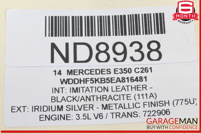 14-18 Mercedes W212 E350 CLS550 Power Brake Booster Master Cylinder w/ Reservoir