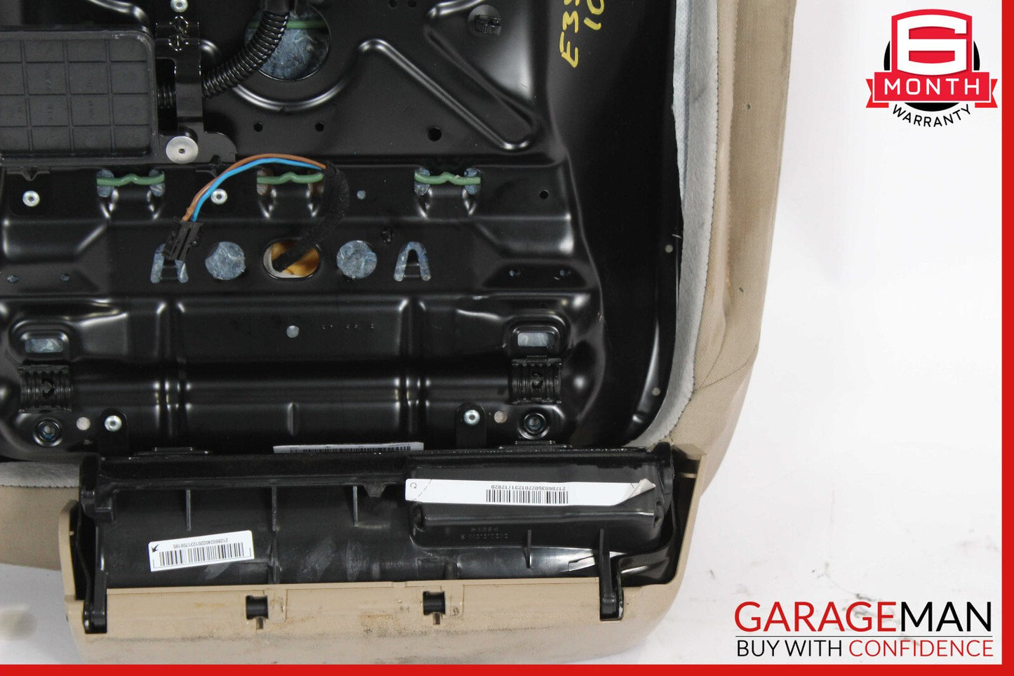10-13 Mercedes W212 E350 Front Right Lower Bottom Seat Cushion Assembly OEM
