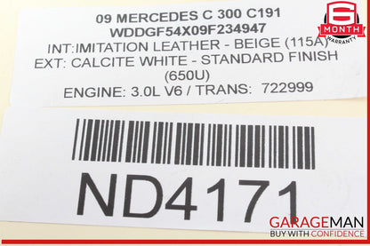 05-12 Mercedes W204 C300 SLK280 R350 Water Thermostat Housing 2722000415 OEM
