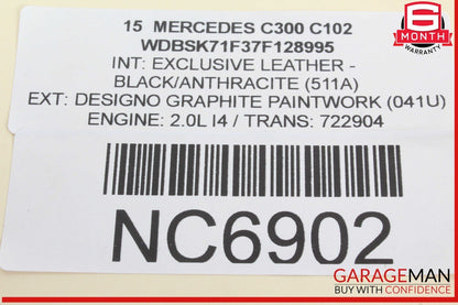 14-19 Mercedes W205 C300 S600 GLC350 S550 Keyless Go Entry Control Module OEM