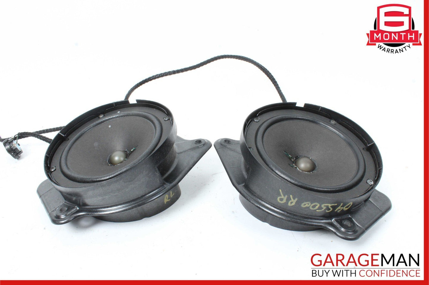00-06 Mercedes W220 S500 S600 Rear Door Audio Sound Speaker Set of 2 Pc OEM