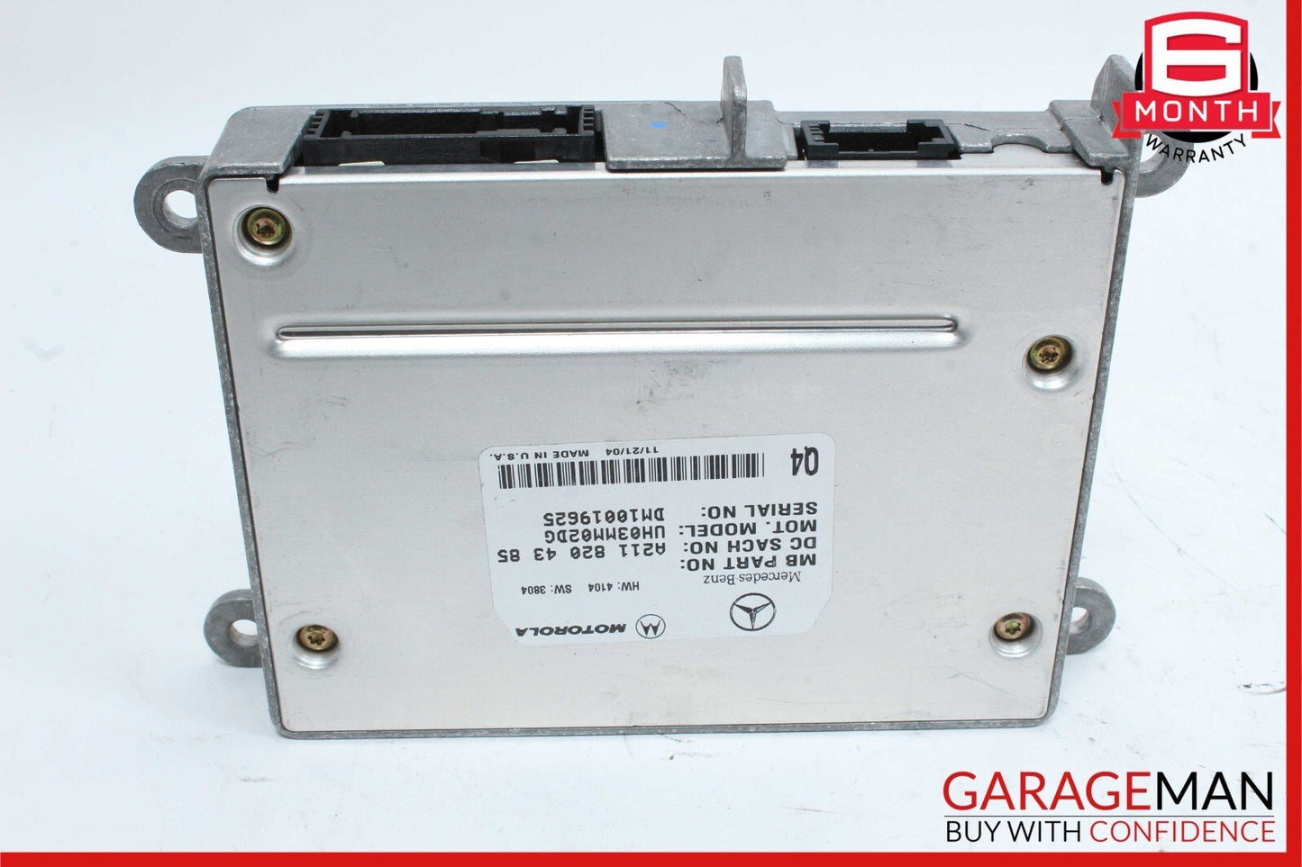 03-11 Mercedes W219 CLS500 E500 Motorola Bluetooth Communication Module OEM