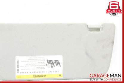 07-13 Mercedes W221 S550 Sun Visor Sunvisor Shade Cover Right Side Gray OEM