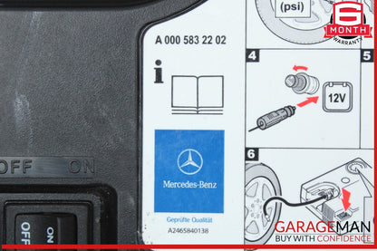 17-20 Mercedes R172 SLC300 SLC43 AMG Tire Air Compressor 0005832202 OEM