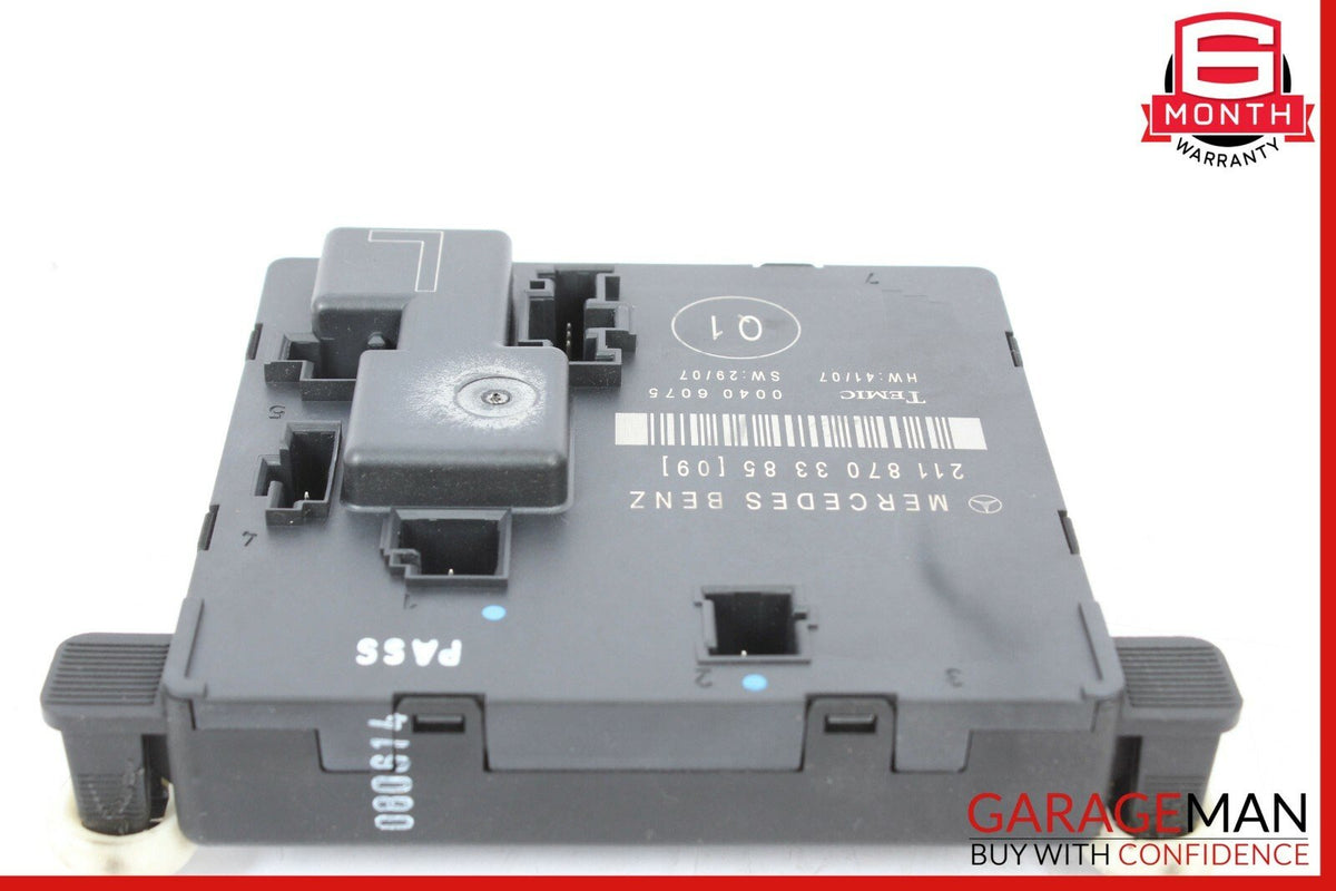 07-09 Mercedes W211 E350 E63 AMG Rear Left Driver Side Door Control Module OEM