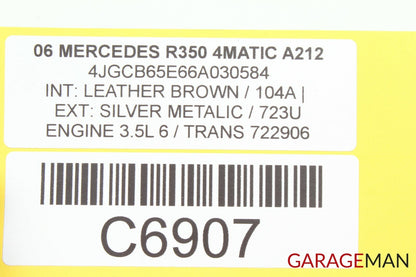06-09 Mercedes W251 R350 Petrol Purge Vacuum Valve Solenoid 5460137 OEM