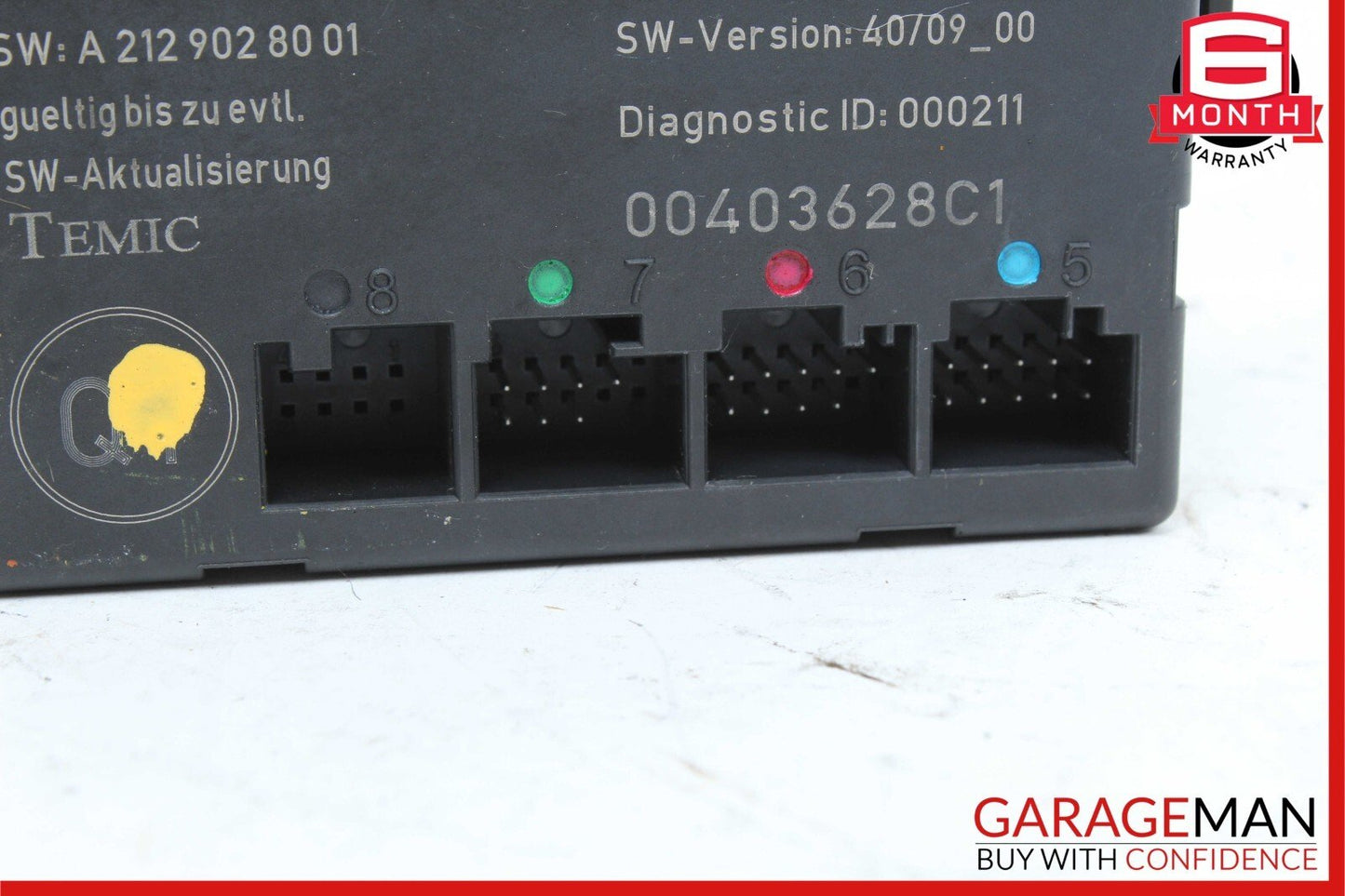 08-18 Mercedes W204 C300 C250 E350 Front Left Side Door Control Module Unit OEM
