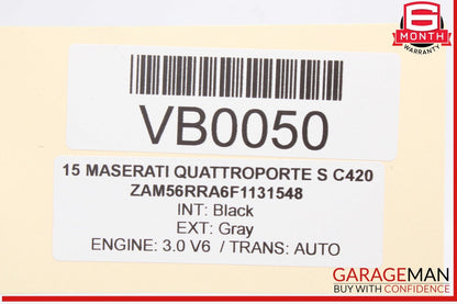 14-18 Maserati Quattroporte S Front Left Side Dashboard AC A/C Air Vent Trim OEM
