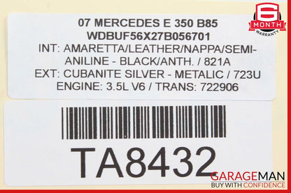 06-09 Mercedes W211 E350 R350 Engine Starter Motor OEM