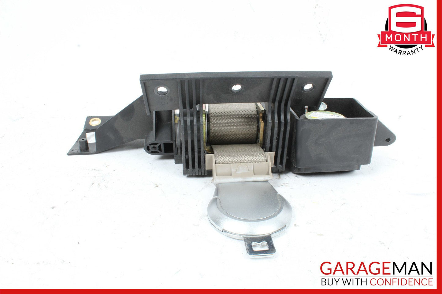 03-08 Mercedes R230 SL500 Rear Right Seat Belt Retractor Luggage w/Speaker OEM