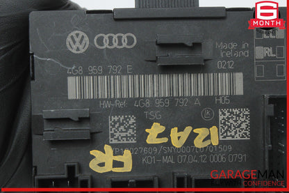 12-18 Audi A7 A6 Front Right Side Door Control Module Unit 4G8959792J OEM